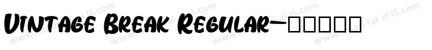 Vintage Break Regular字体转换